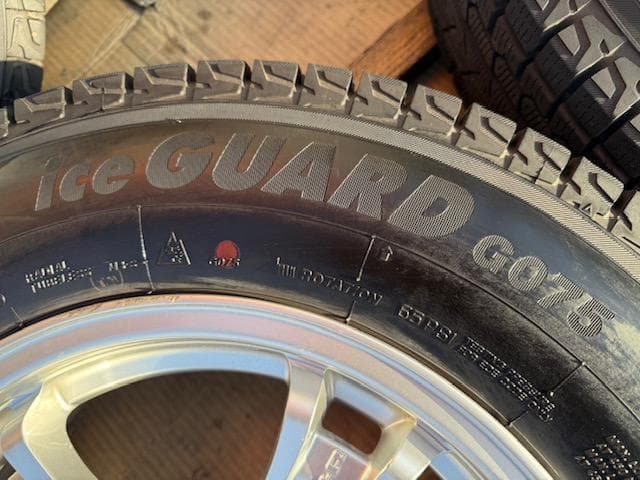 ジムニー スタッドレスセット 185/85R16 2021年製 ウェッズ