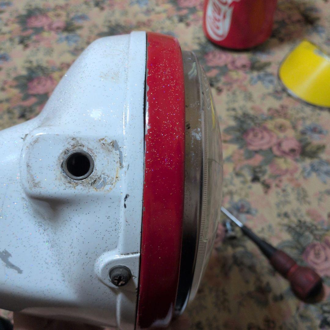 廃盤 シビエ 凸ライト 180π　 おまけ程度のライトケース