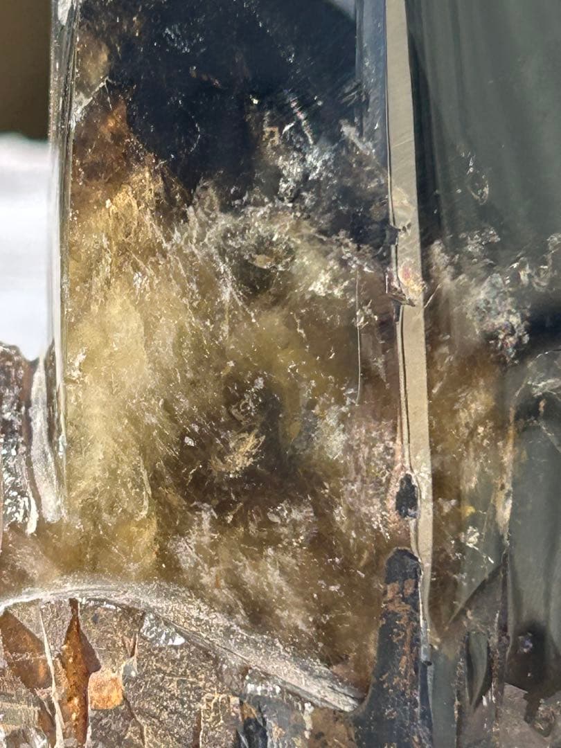 ⭐️モリオンポイント♡BIGサイズ　木の専用台座セット　魔除け　邪鬼　浄化　⭐️