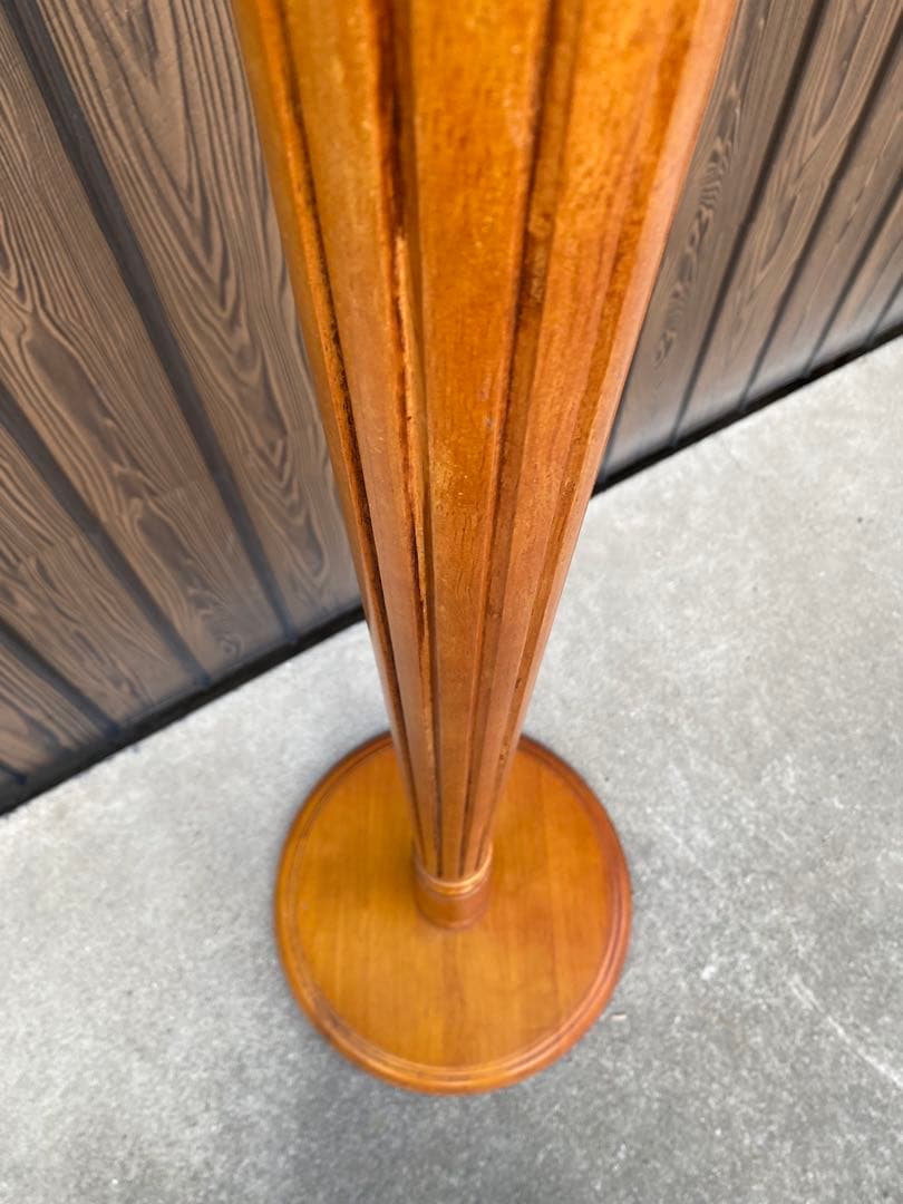 木製コートラック　ポールハンガー