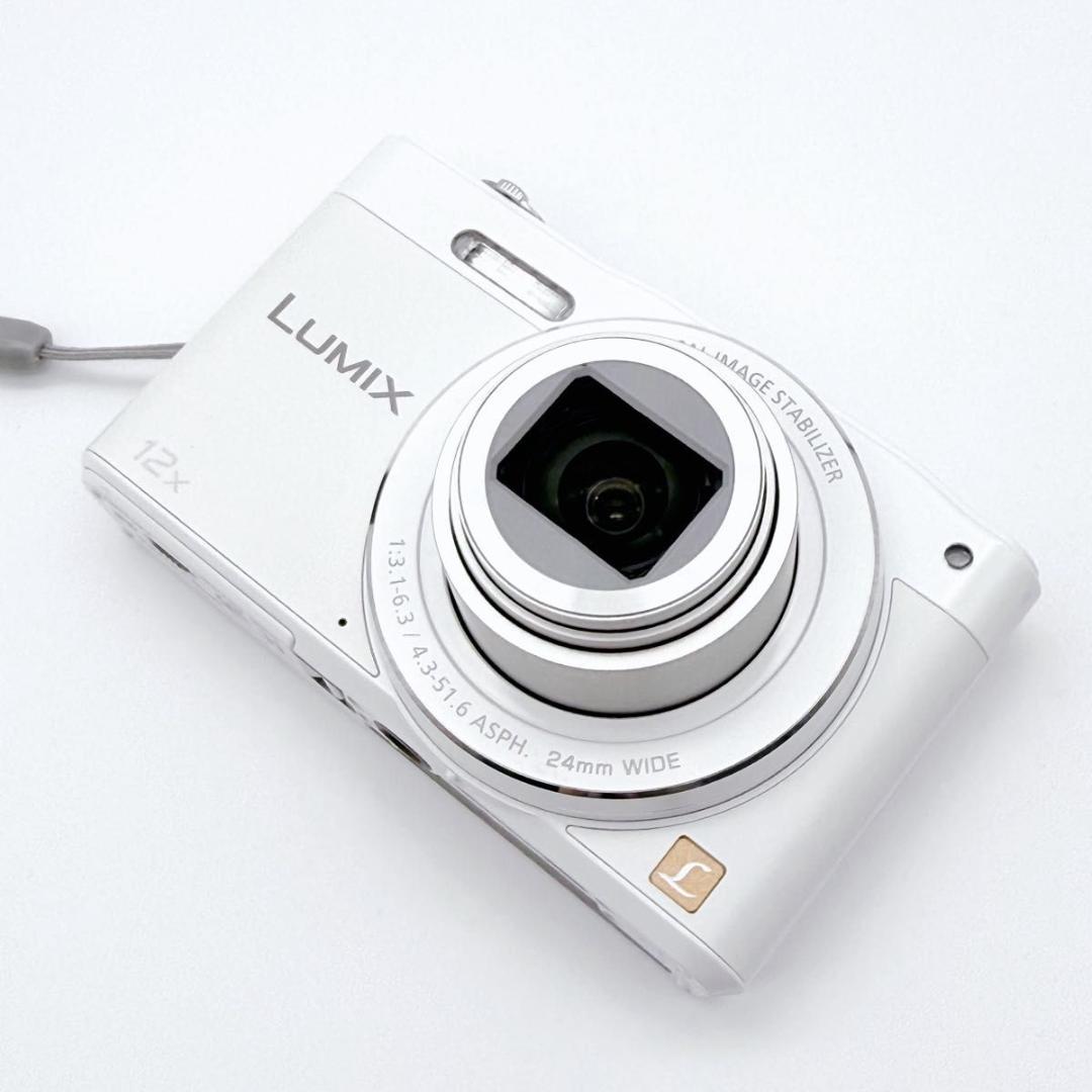 【極美品】Panasonic LUMIX DMC-SZ8 ホワイト WiFi搭載