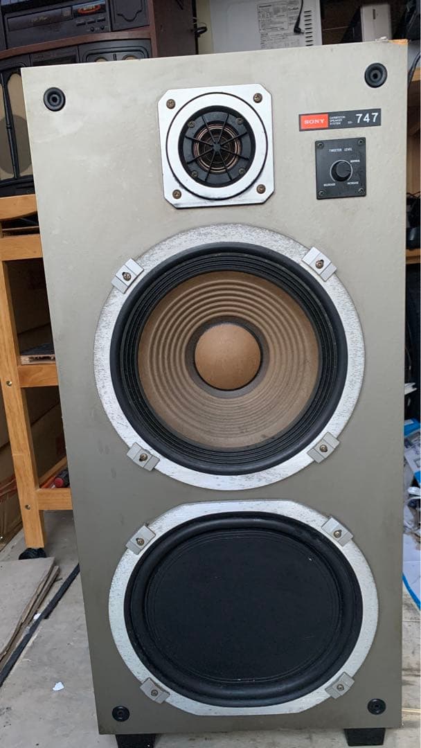 R*a様 SONY スピーカーペア SS-747 8Ω 80W ソニー 昭和レト