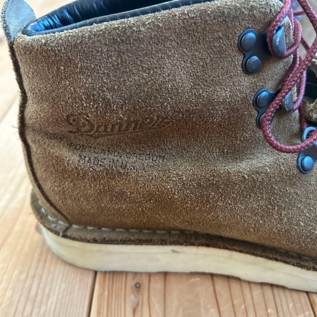 Danner ブラウン スウェード ワークブーツ