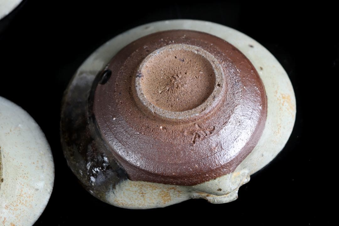 西岡良弘 朝鮮蛤形向付 六客 共箱 懐石会席料理皿和食器