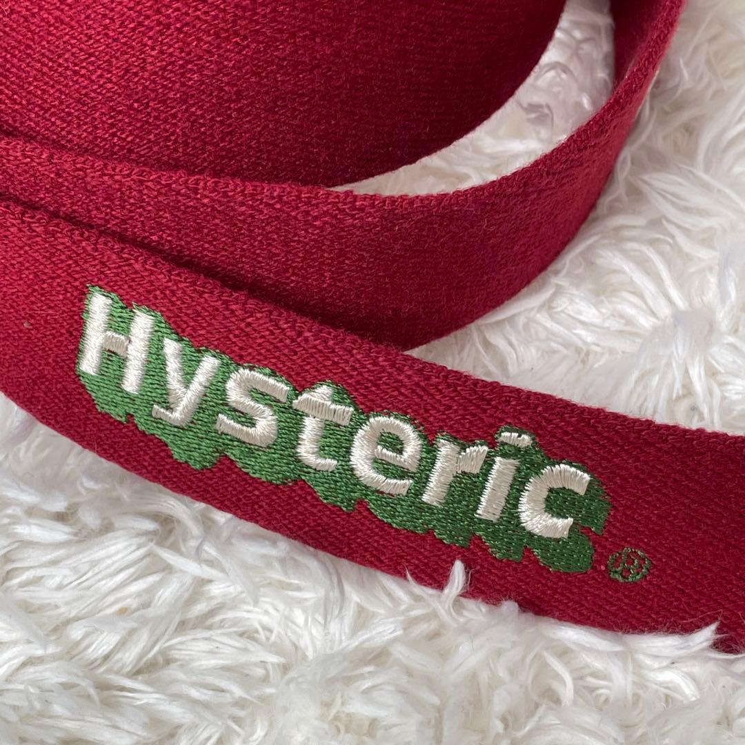 【希少】刺繍　Hysteric バーガンディ ベルト