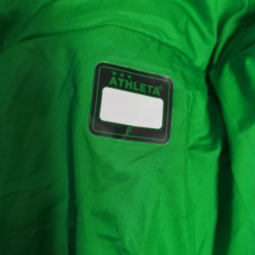 訳アリ　ATHLETA　ベンチコート　VERDY　ヴェルディ　スポンサー　中綿