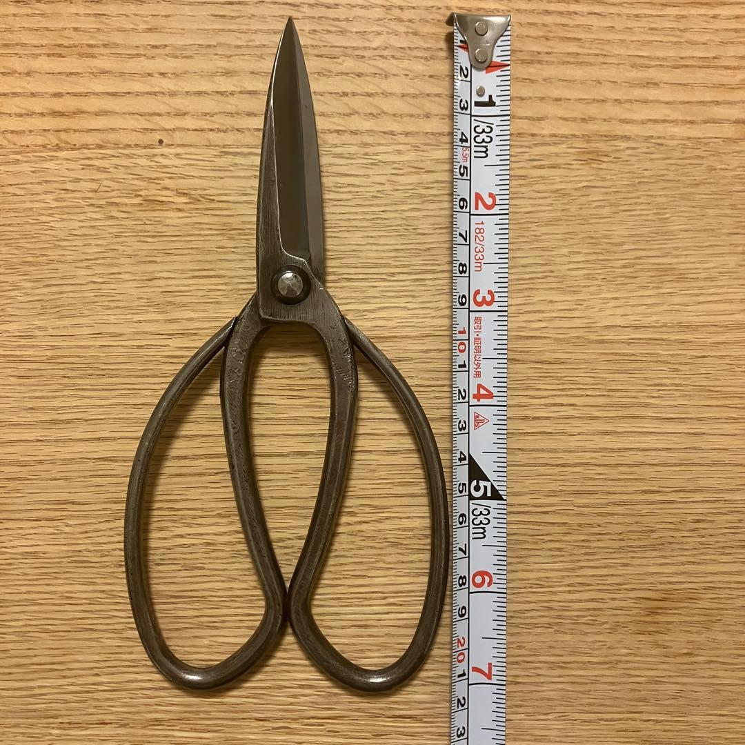 梅善　植木鋏　刃長大久保鋏　梅本善一郎　総磨き？