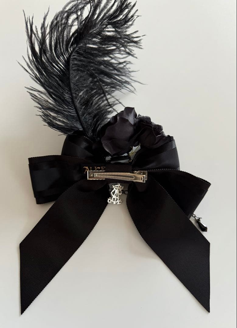 アリパイ La petit chaperon noir リボンクリップ 黒×黒