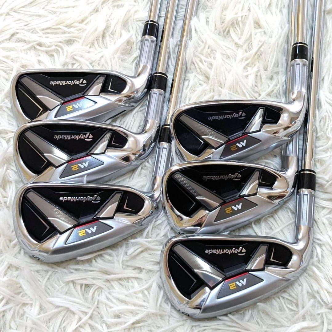 ✨美品✨ 左利き レフティ テーラーメイド M2 メンズアイアン 6本セット S