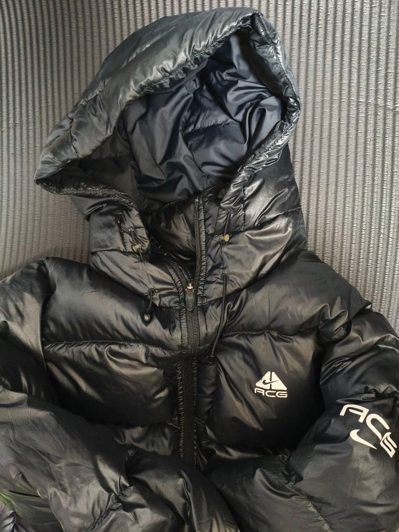Nike ACG 00s ダウンジャケット 黒　M 800フィル