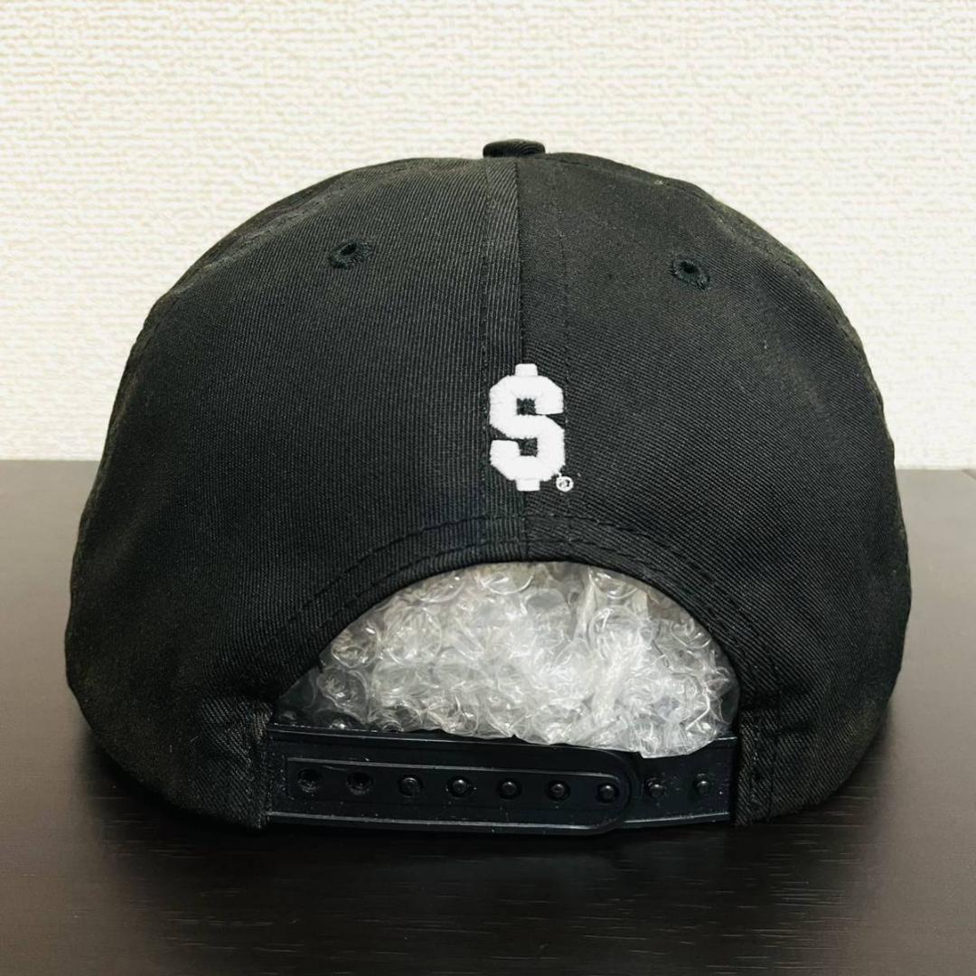 Supreme ブラック スナップバックキャップ