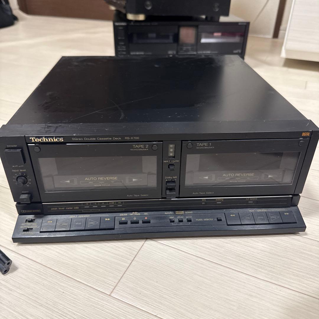 Technics X700コンポ3点セット(アンプ / CD / ダブルカセット