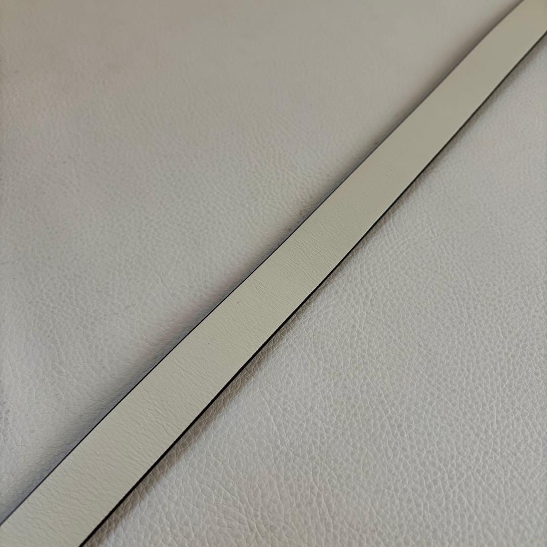 【未使用保管品】【ディオール】30 モンテーニュ ベルト リバーシブル 黒/白