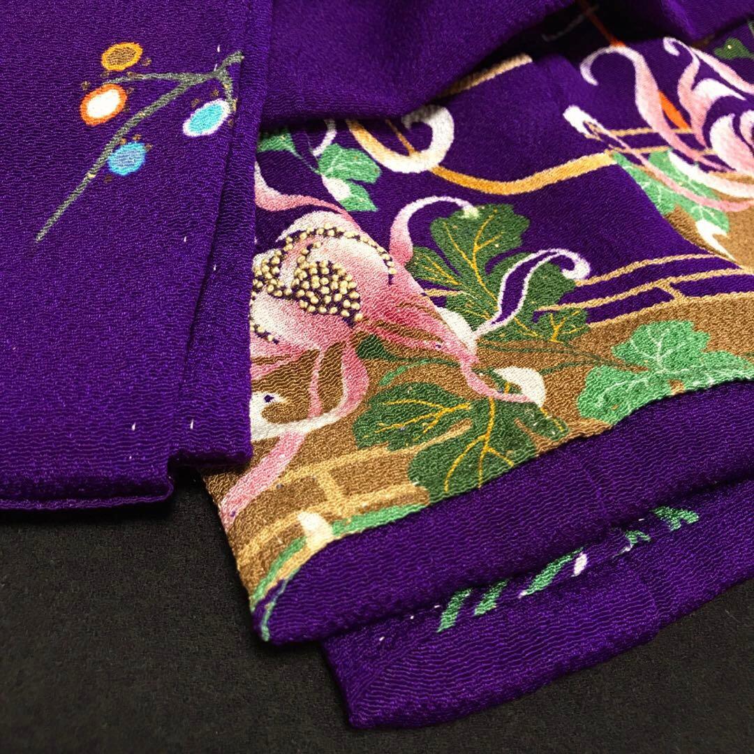 ＊ 市松人形 10号 大正縮緬 アンティーク 袷 着物 ＊ ドール 人形