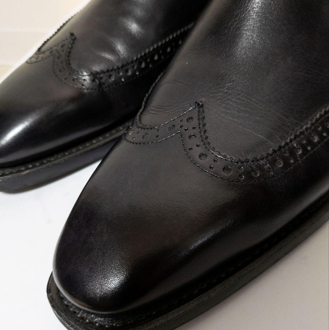 Perfetto BRITANNIA ウィングチップサイドゴアブーツ サイズ7