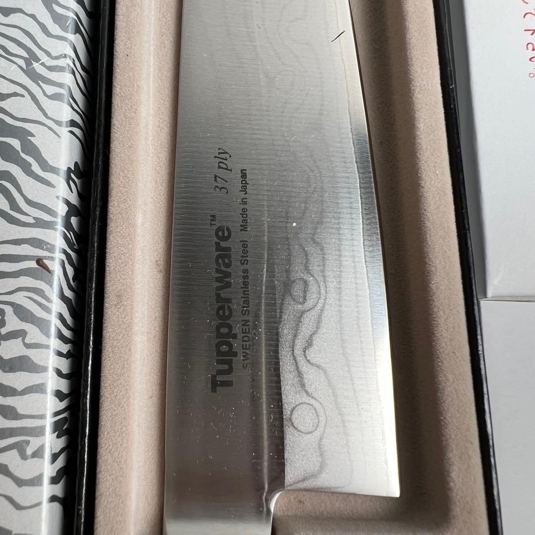 Tupperware 三徳包丁 37層ダマスカス鋼
