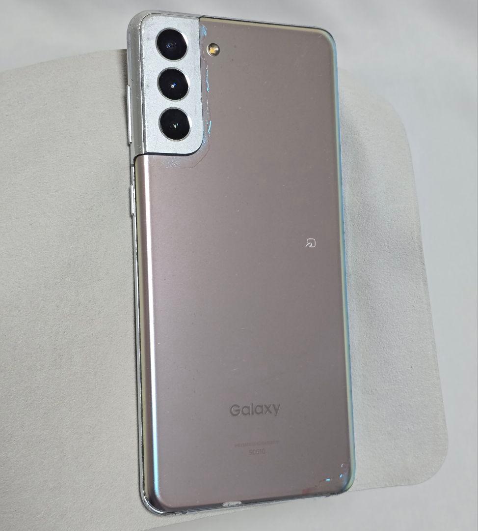 Galaxy S21+ SIMフリー 判定○【完動品】au版 国内版 シルバー