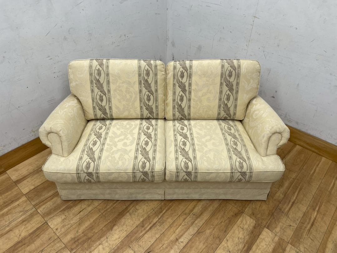 T7847☆美品☆マルニ☆maruni☆地中海☆モナコハイ☆2人掛けソファ