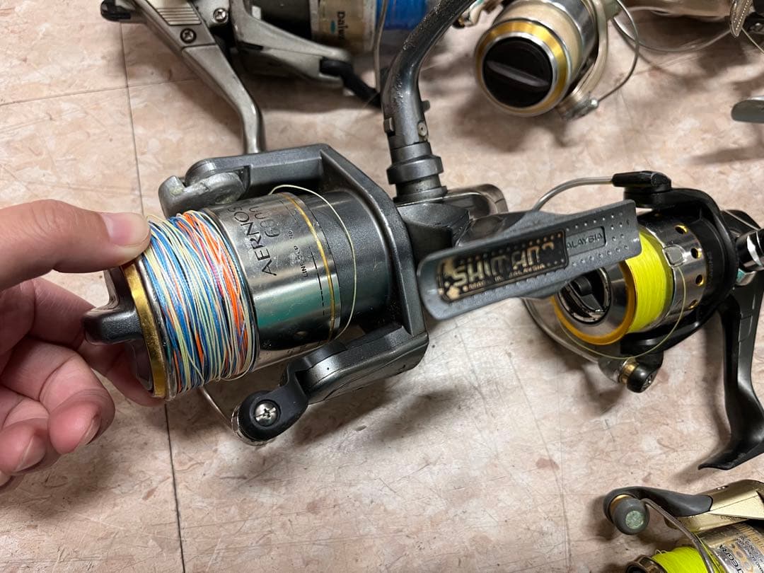 27個ジャンクリール　SHIMANO DAIWA などまとめ売り