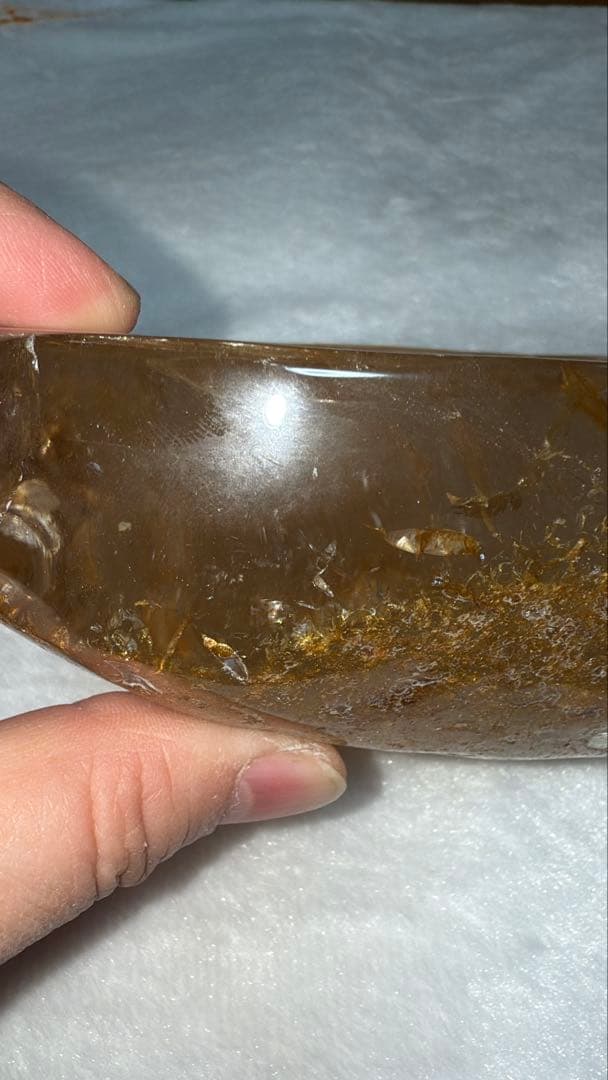 彫刻原石龍神様 宝珠 陰陽太極図 雲文 ゴールデンヒーラー リモナイト 虹 置物