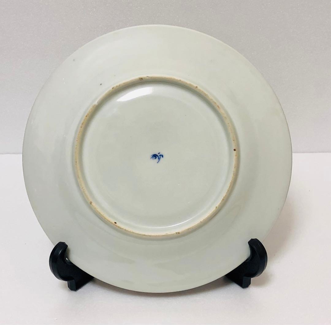 のいばら 明治香蘭社 有田焼 オールド 香蘭社 染錦上絵金彩秋草文8寸皿