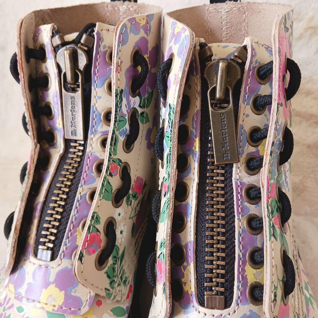 未使用品　Dr.Martens　シンクレア ブーツ　厚底　春カラー　花柄