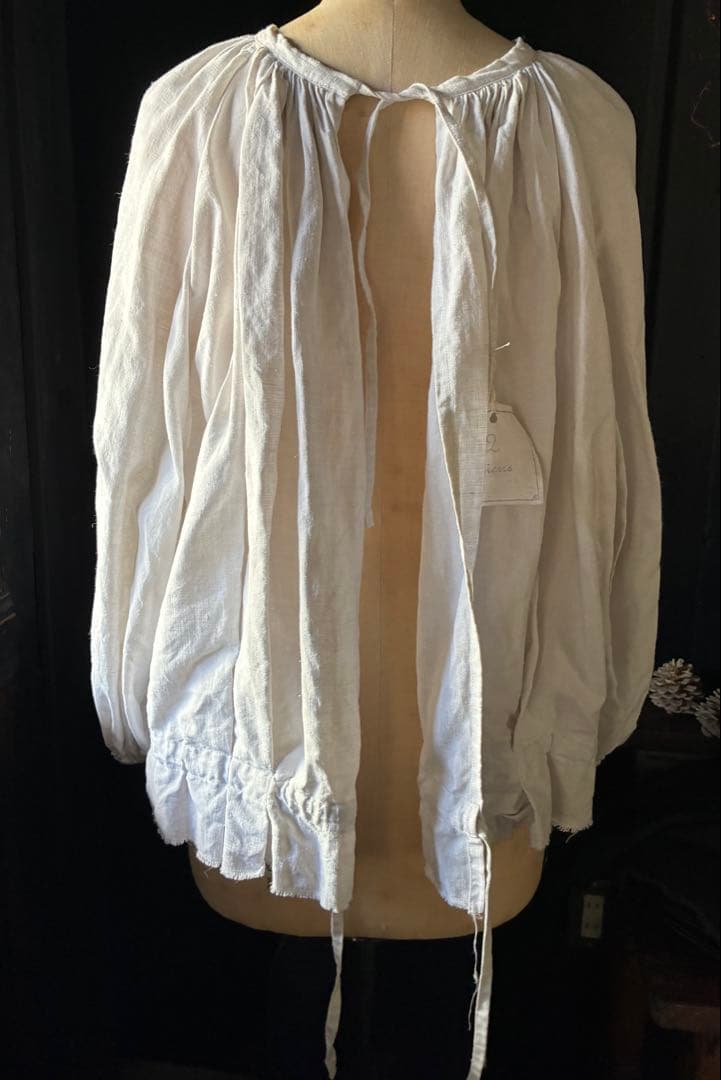 アンティークリネンシャツ