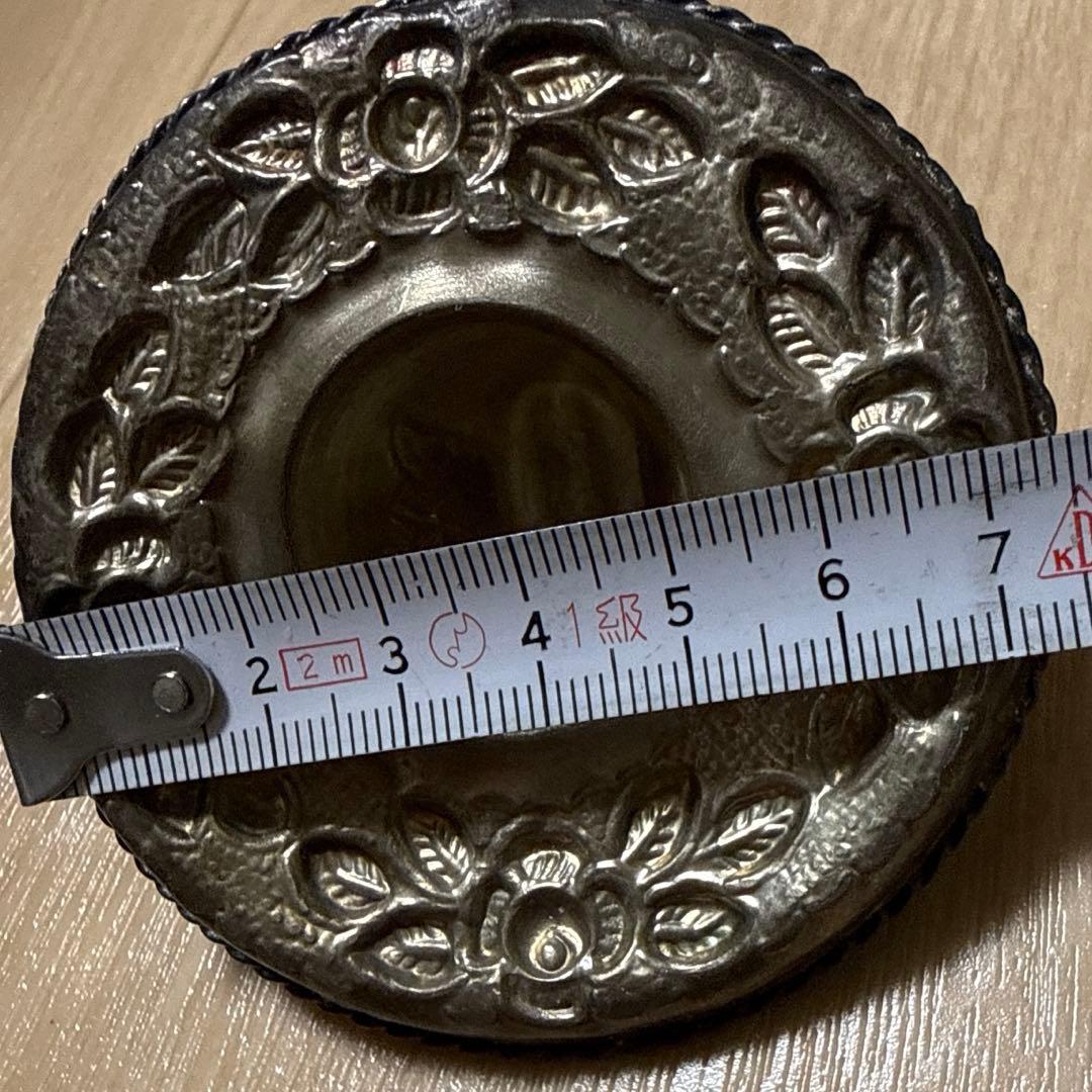 シルバー925 メキシコ　花模様 帽子