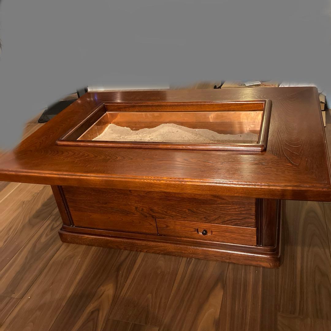 (きょんさん専用)オールド カリモク 関西火鉢 囲炉裏 座卓