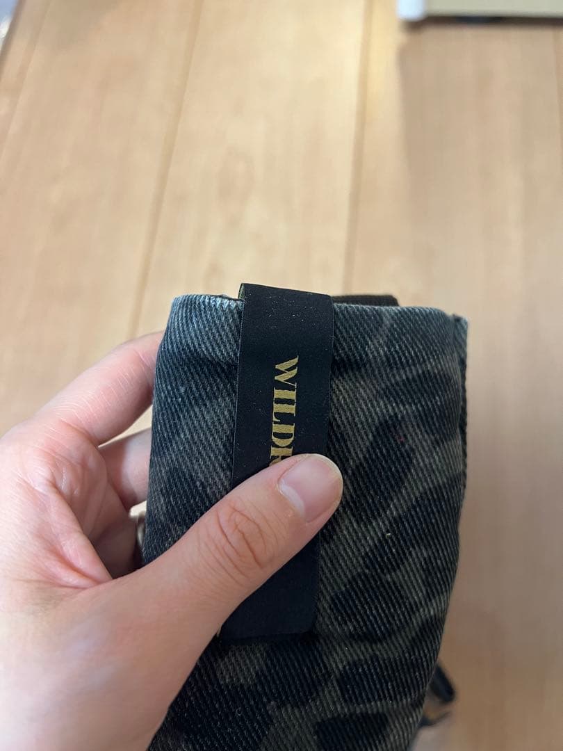 ワイルドライド　ヒップシート　グレーレオパード