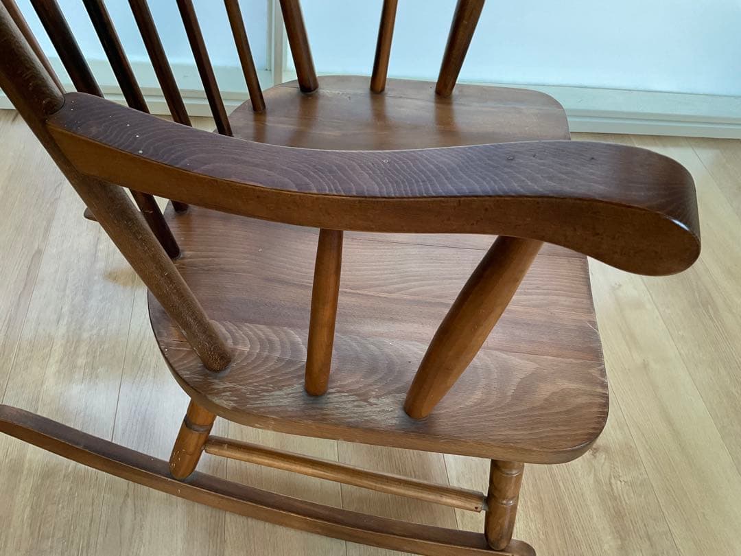 ロッキングチェア　アームチェア　揺り椅子　古家具　アンティーク家具