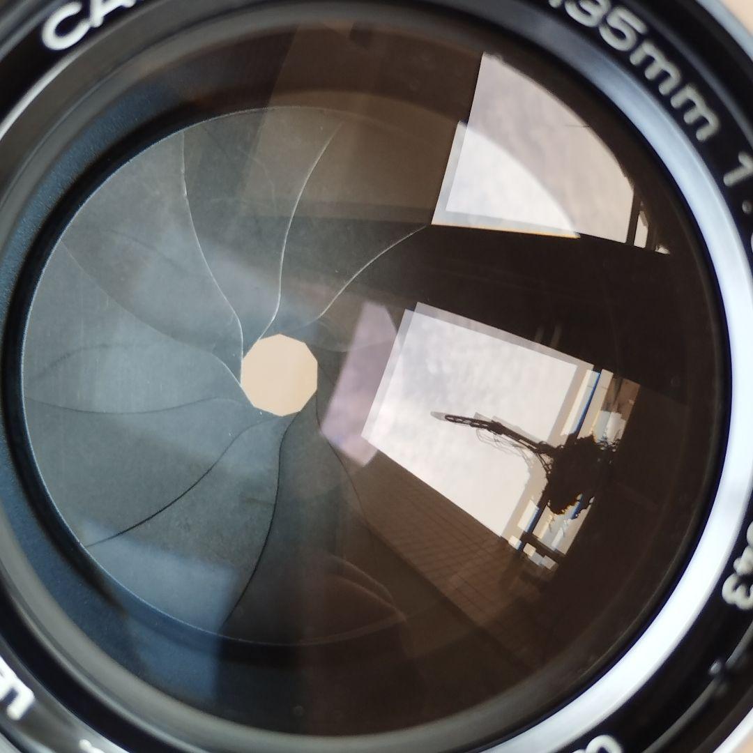 【美品】キヤノン　135mm F3.5　Ⅲ　Lマウント　 純正前後キャップ付き