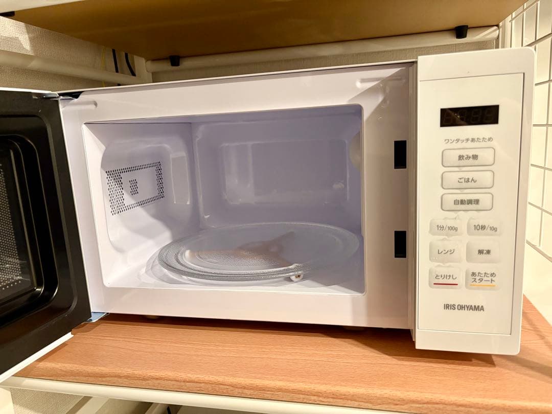 【美品】2025年製 アイリスオーヤマ 電子レンジ IMB-T178-W