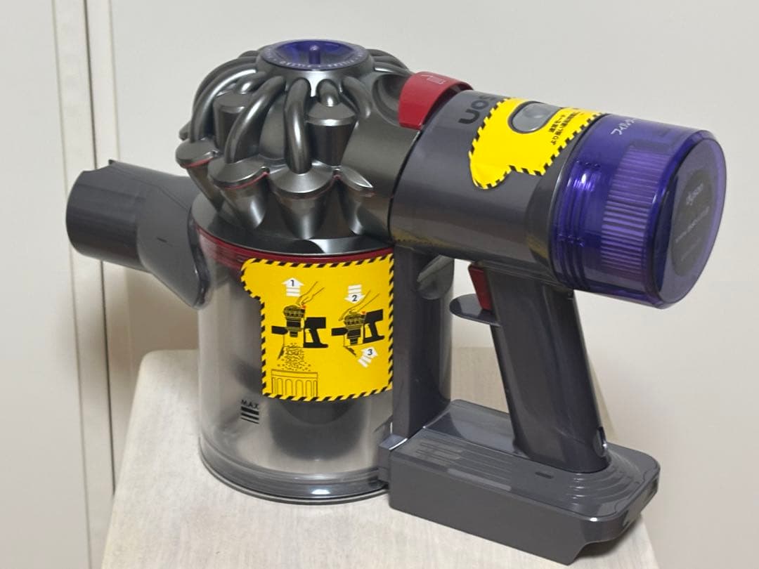 【美品】ダイソン SV10K マキタ18Vバッテリー仕様 ノズル3個付