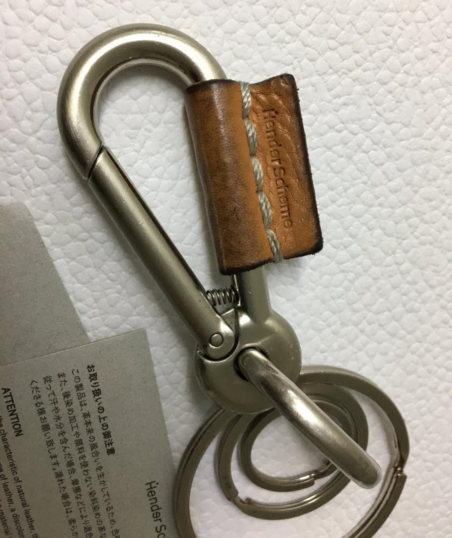 エンダースキーマ 人気 カラビナ キーリング キーホルダー タグあり