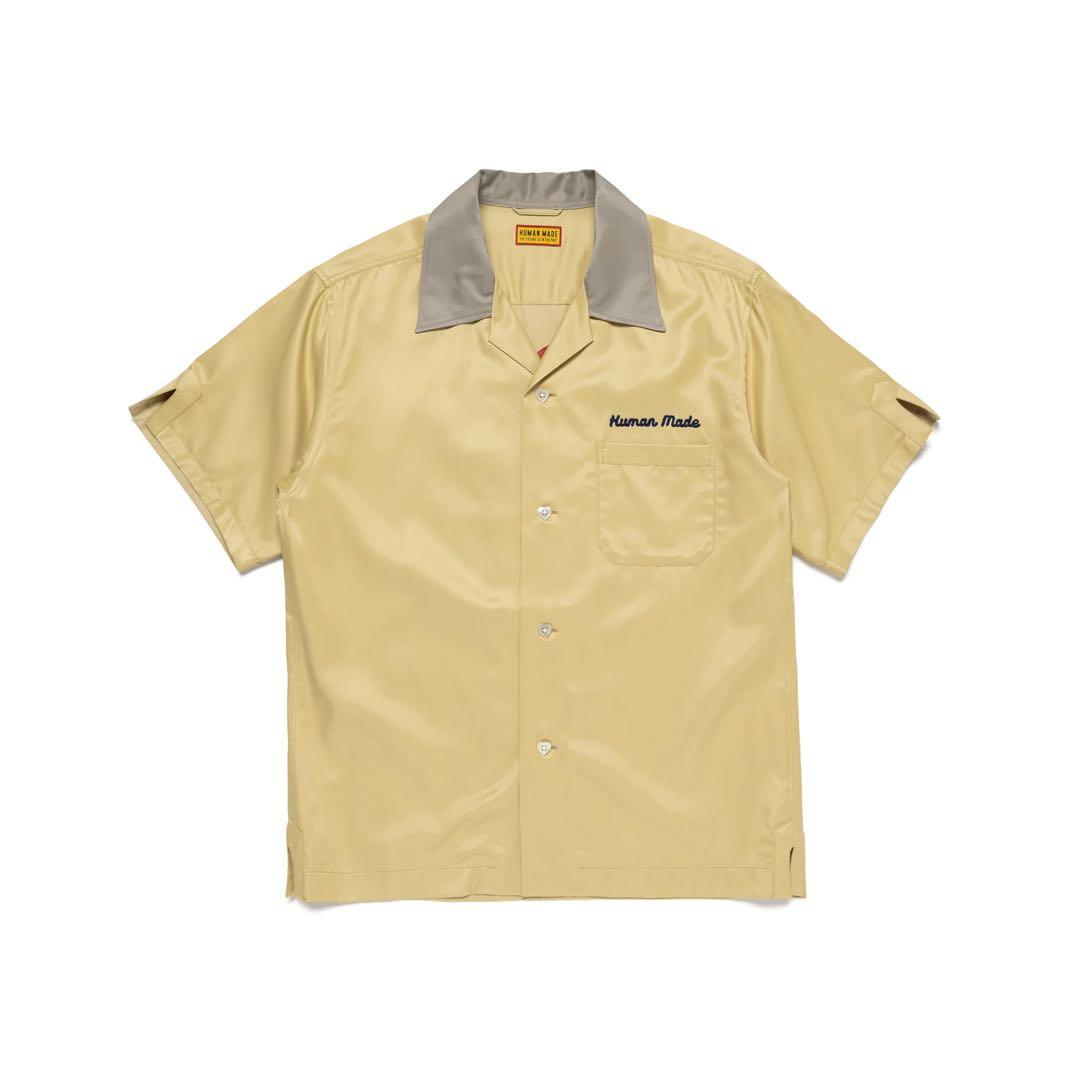 ウェア・シャツ HUMAN MADE Bowling S/S Shirt \"Yellow\"