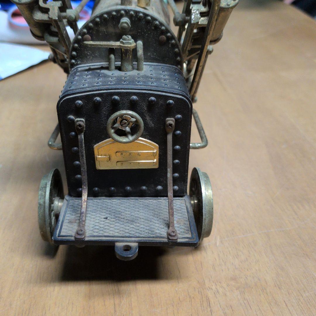 ロケット 蒸気機関車モデル 約30cm