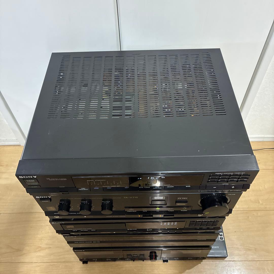 ソニー 希少上位　Liberty システムコンポ V715 セットです　動作ok