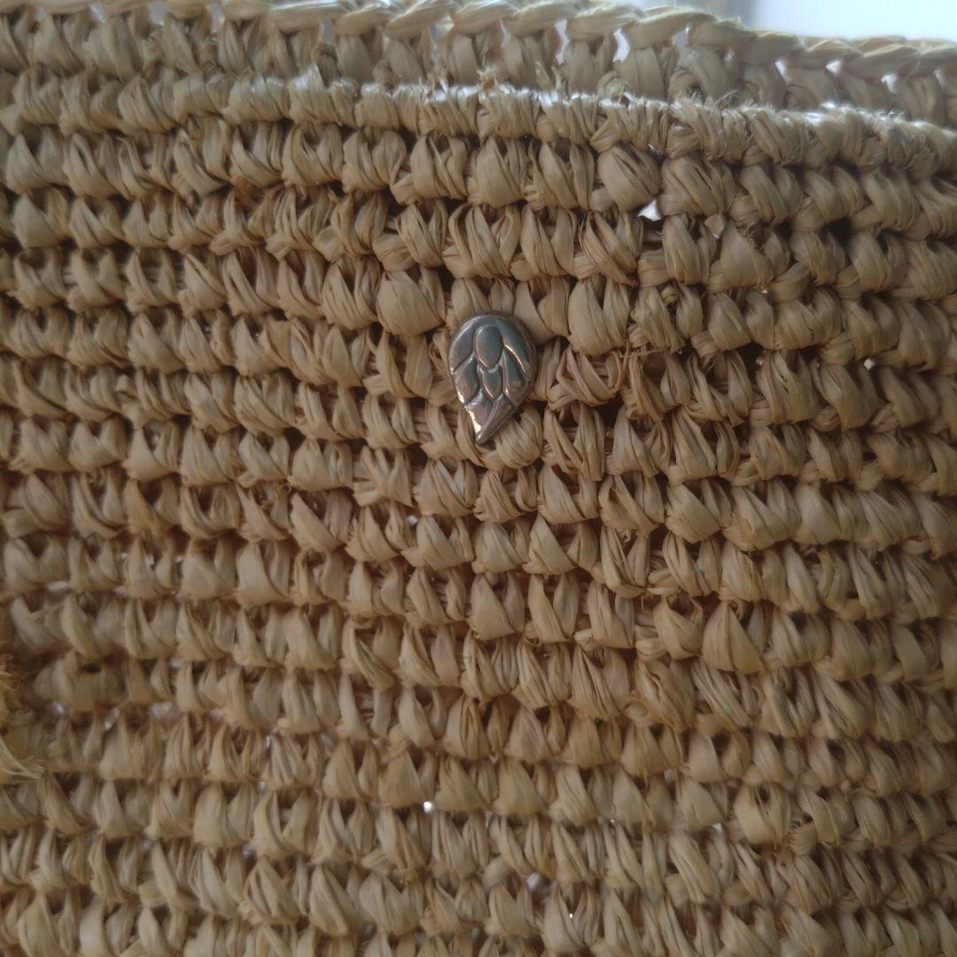 ヘレンカミンスキー　ストロー トートバッグ ベージュ