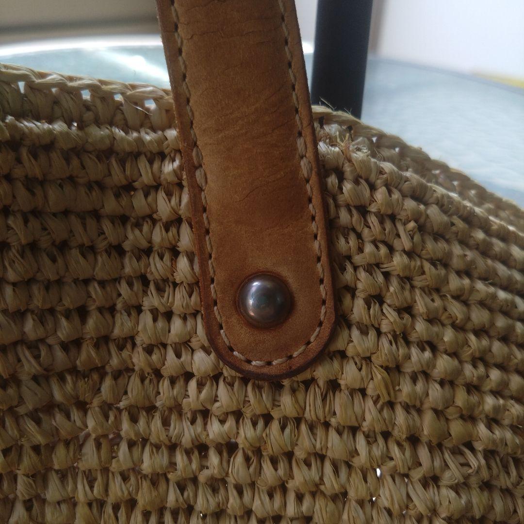 ヘレンカミンスキー　ストロー トートバッグ ベージュ