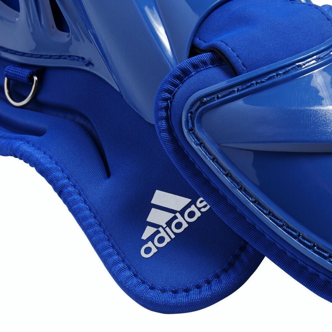 新品☆アメリカ国内限定☆UAマスク＋adidasプロテクター・レガース★青