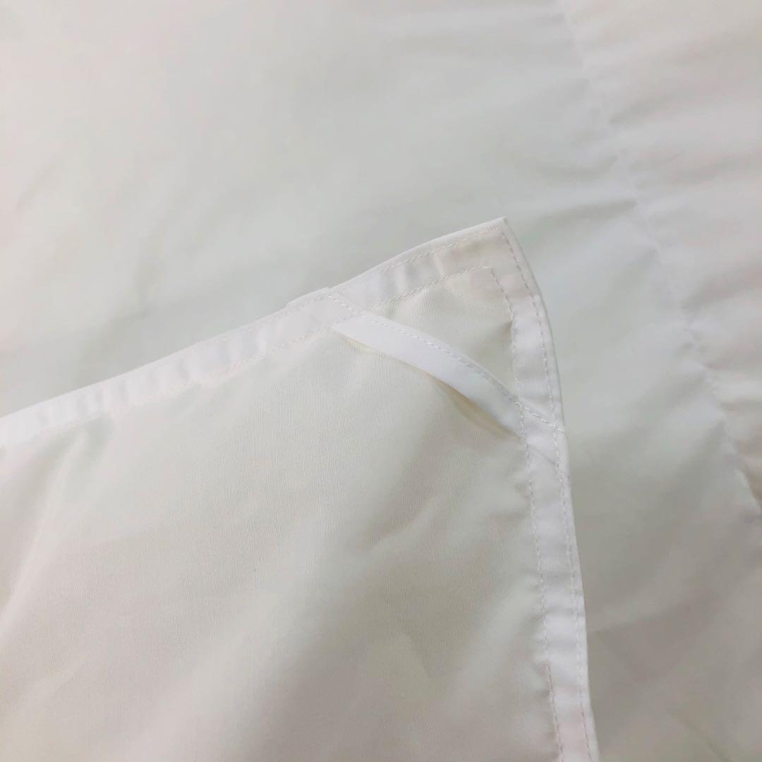 羽毛布団 シングル超ロング ニューゴールド 白色　日本製 150×230cm