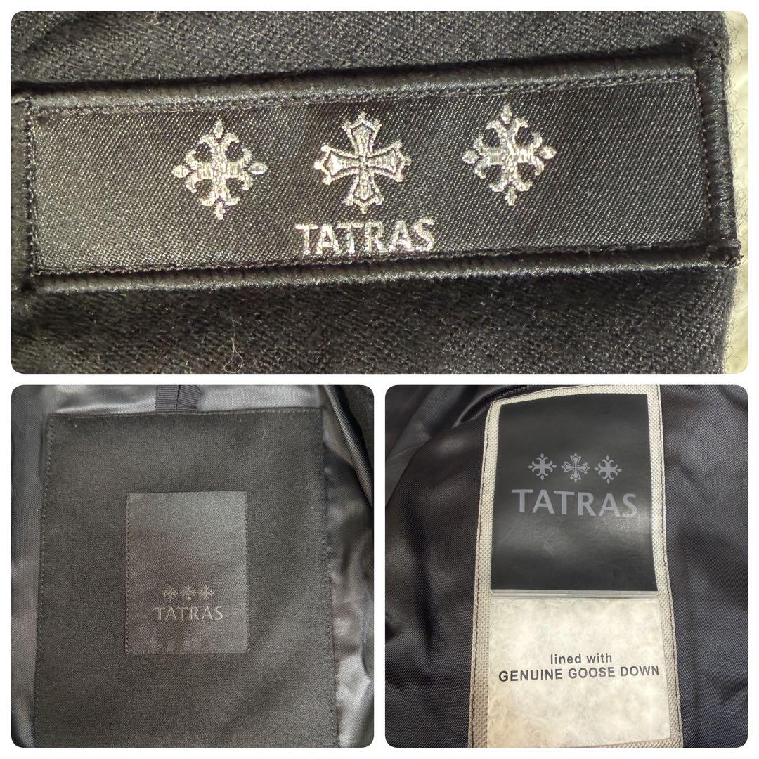 TATRAS CRISANTEMO ライダースジャケット ダウンジャケット 黒L