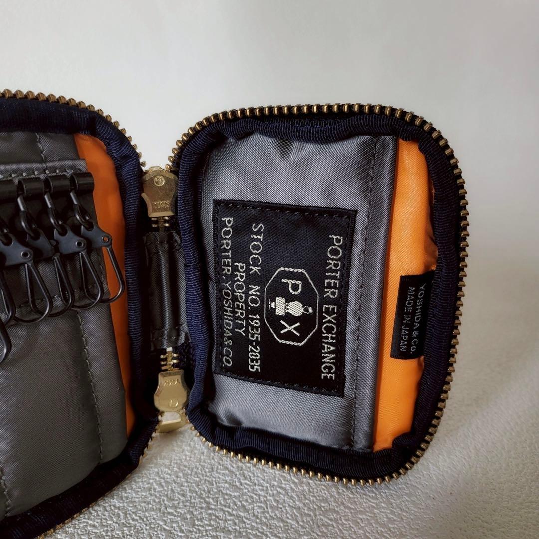 PORTER＿PX TANKER KEY PACK＿タンカーキーケースシルバー