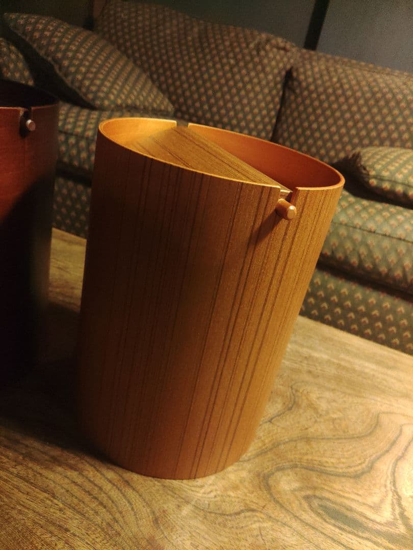 未使用　カリモク60 サイトーウッド　saitowood ゴミ箱　ダストボックス