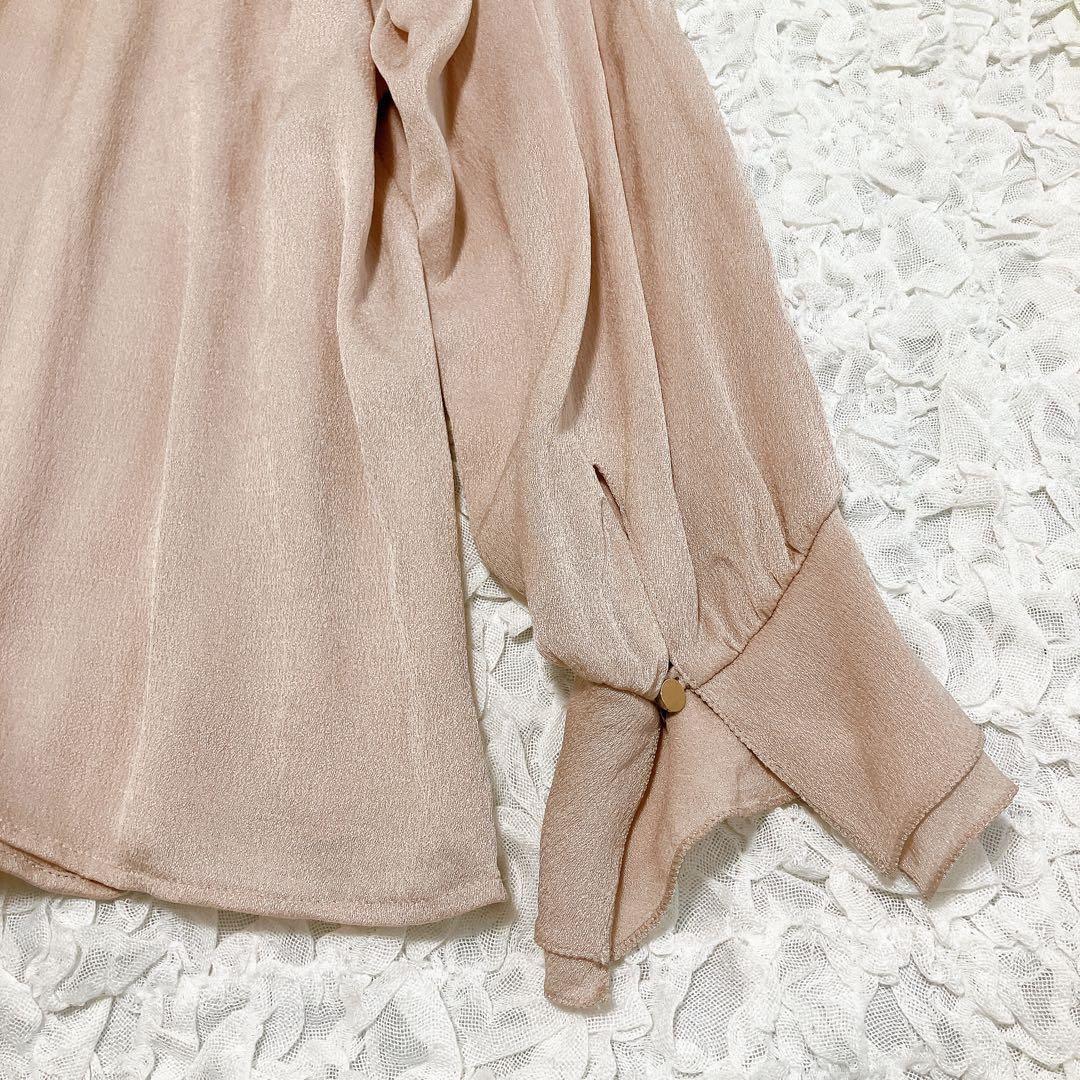 カタログ掲載【25SS】MORABITO SPELL フリルブラウス　ピンク