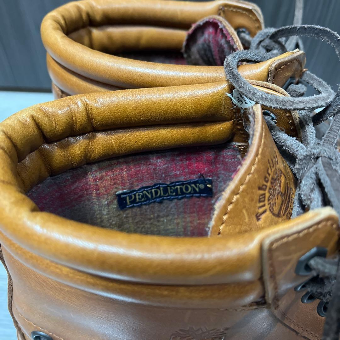 ティンバーランド × ペンドルトン セブンアイ チャッカ　28cm ブラウン