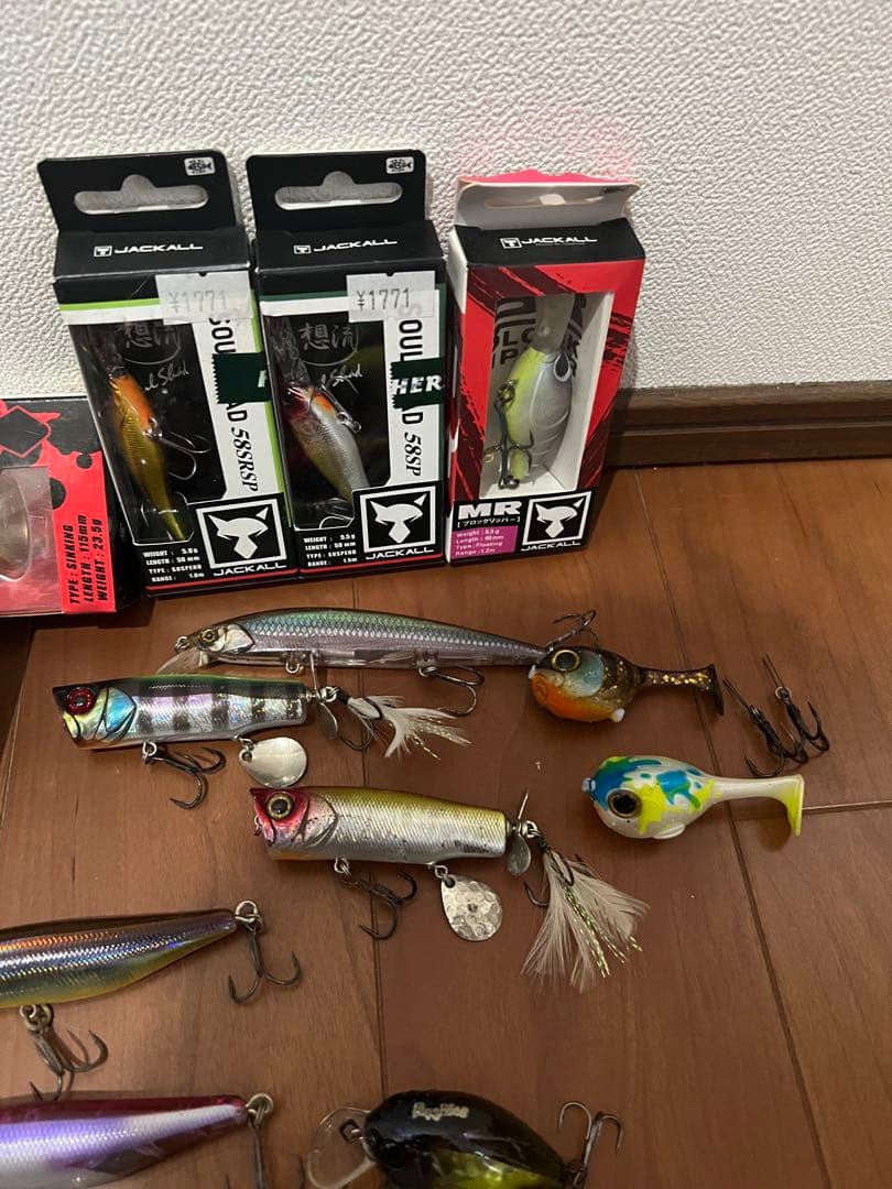 バスルアー引退セット　ジャッカル