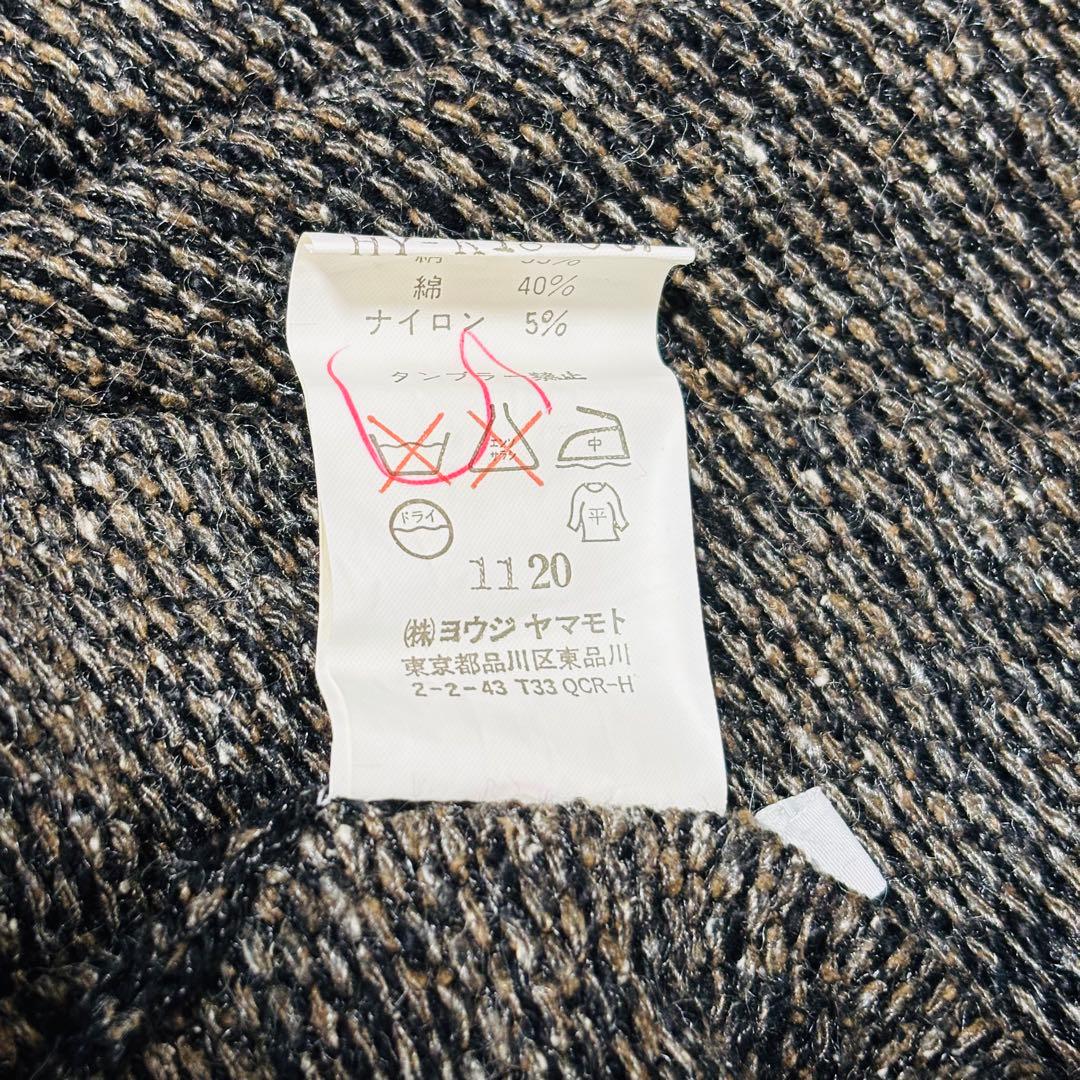 【Yohji Yamamoto POUR HOMME】ニットベスト　M相当