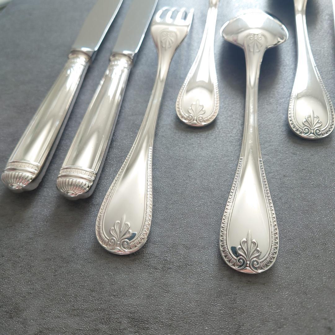 美品 クリストフル マルメゾン テーブルサイズ デザートサイズ 12点